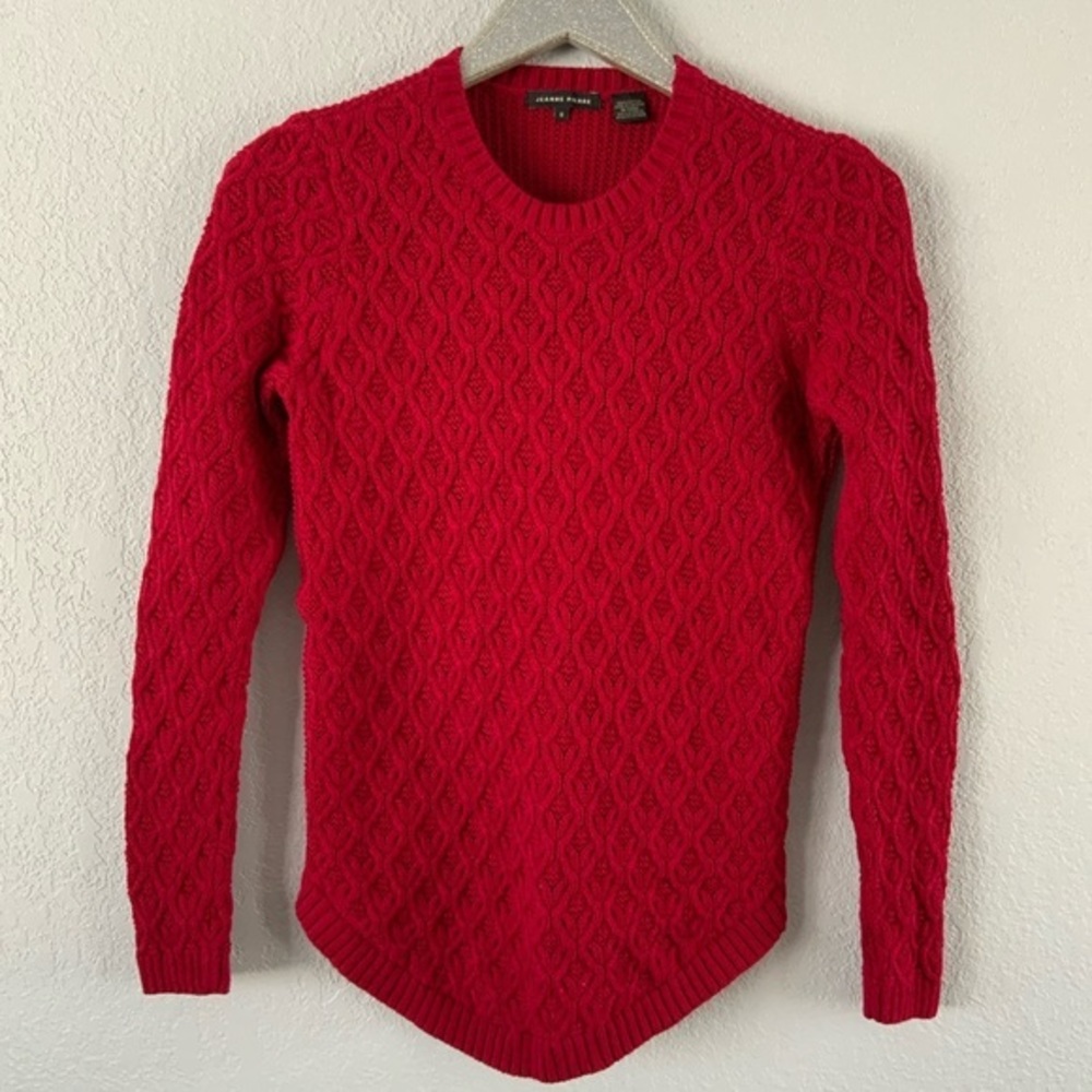 Jeanne Pierre Crew Neck Sweater